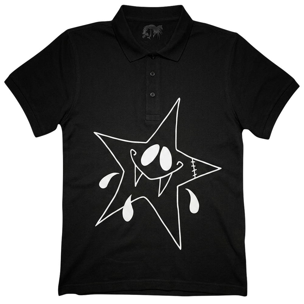 Vampstar polo black star
