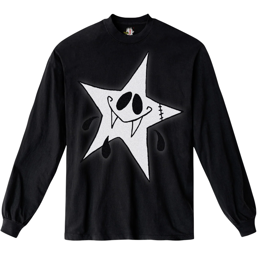 White vampstar longsleeve T shirt