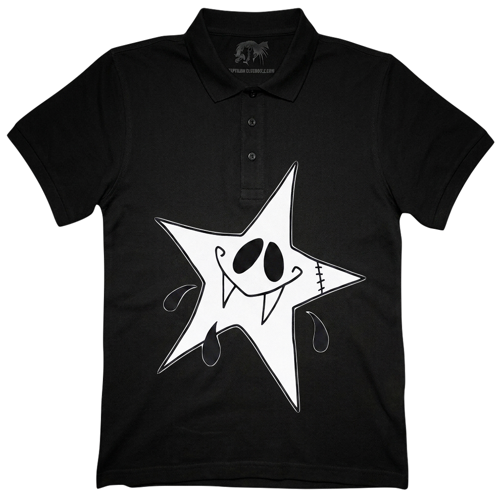 Vampstar polo white star