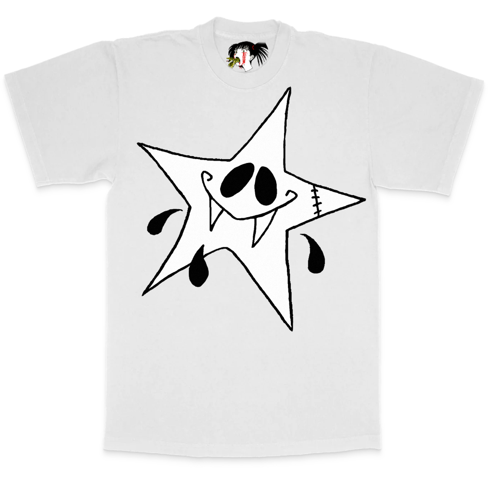 White vampstar T shirt