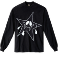 Black vampstar Longsleeve T shirt