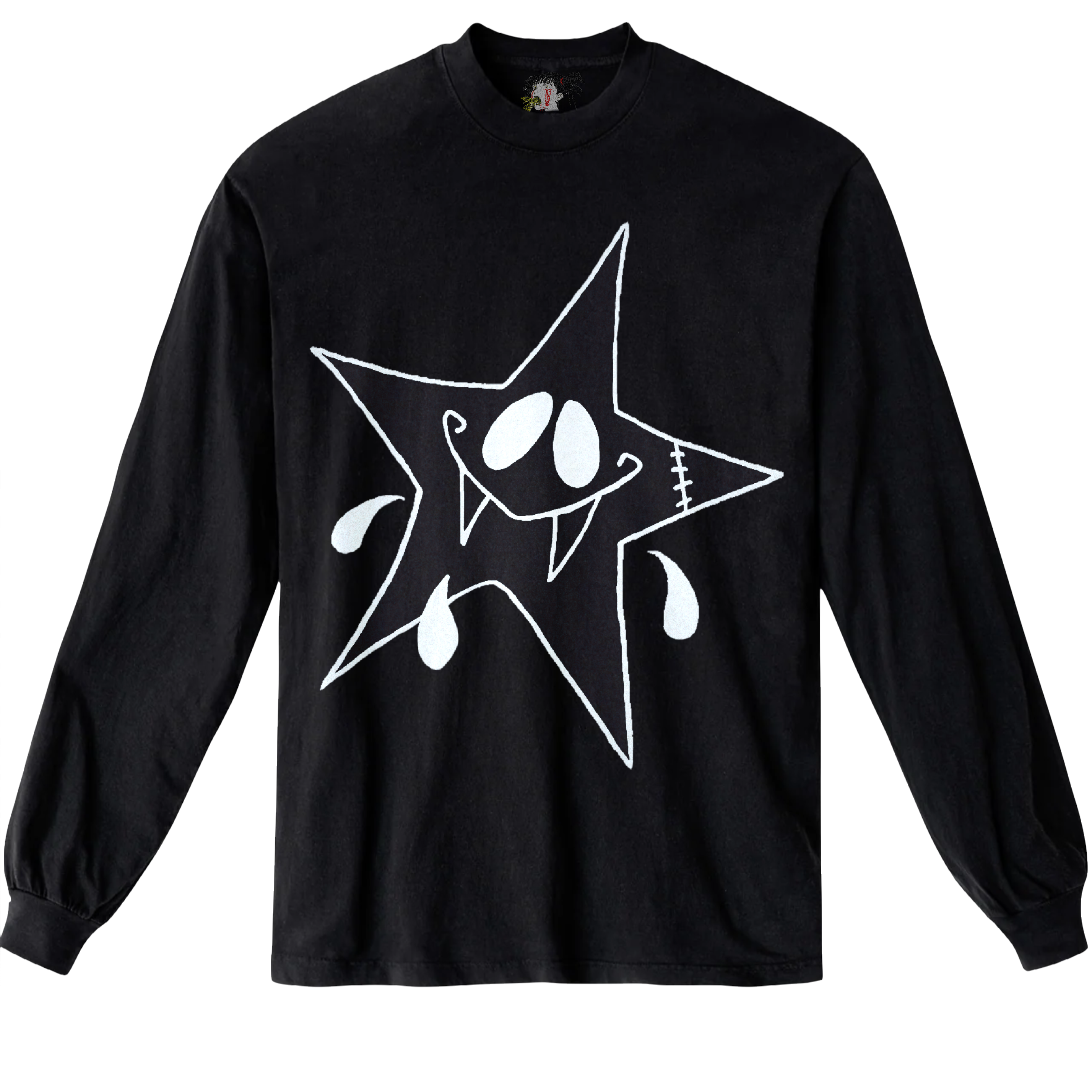 Black vampstar Longsleeve T shirt