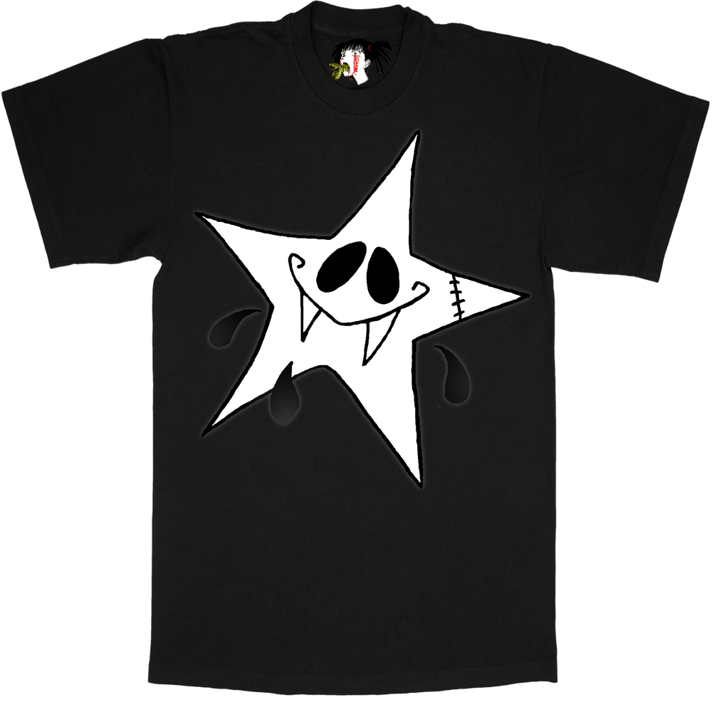 White vampstar T shirt