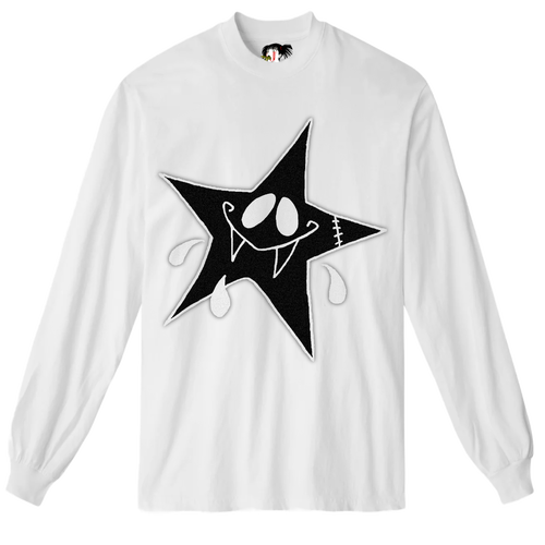 Black vampstar Longsleeve T shirt